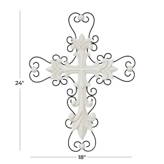 White Traditional Crosses, 18" x 1" x 24" {7}