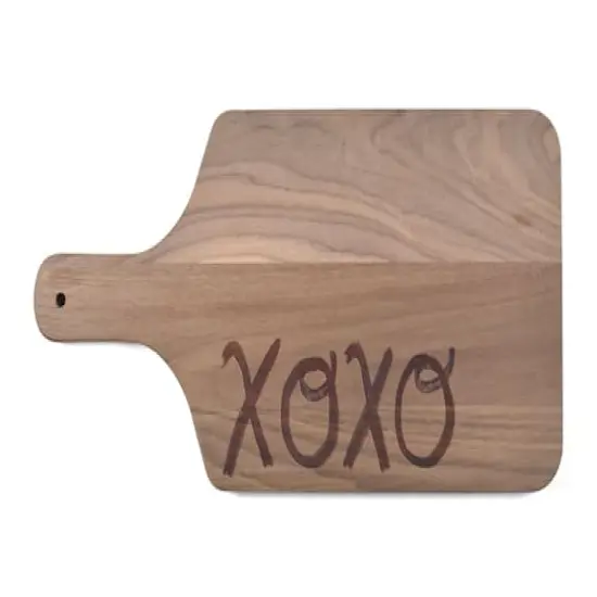 XOXO 17" x 8" Walnut Paddle Cutting Board {1}
