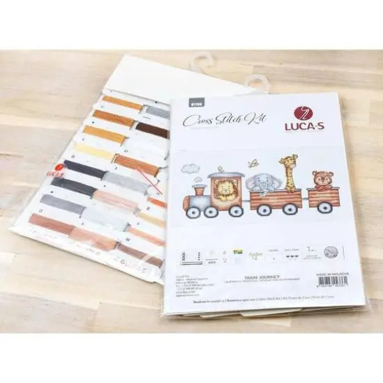 Luca-s Train Journey Counted Cross Stitch Kit {10}