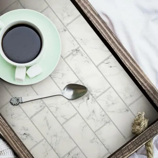 RoomMates Carrara Marble Subway Peel & Stick Backsplash StickTiles® {6}