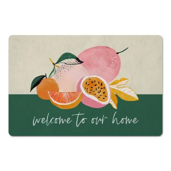 Welcome to Our Home Still Life Floor Mat {1}