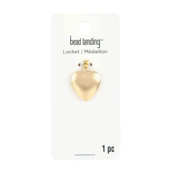 Gold Heart Locket by Bead Landing&trade; {1}