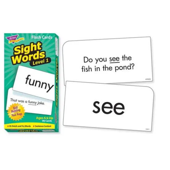 Trend Enterprises&reg; Sight Words Level 1 Skill Drill Flash Cards {3}