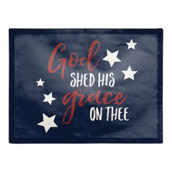 God Shed His Grace On Thee Twill Placemat {1}