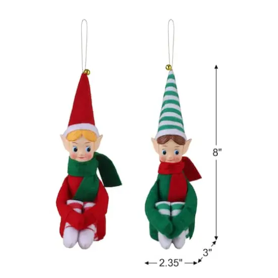 Mr. Christmas Recordable Knee Hugger Elves Set {6}
