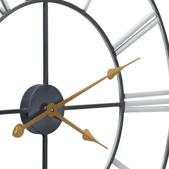 Sorbus&reg; 24" Round Oversized Wall Clock Gray/White {5}