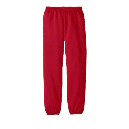 Port & Company&reg; Youth Core Fleece Sweatpants Red {5}