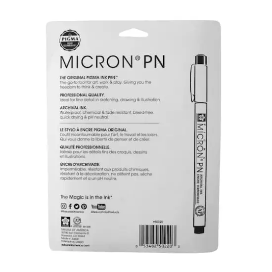 Pigma&reg; Micron&trade; PN Durable Plastic Nib 8 Color Pen Set {3}