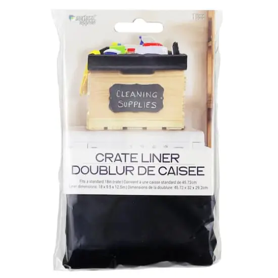 Surface Appeal&trade; 18" Crate Liner Black {1}