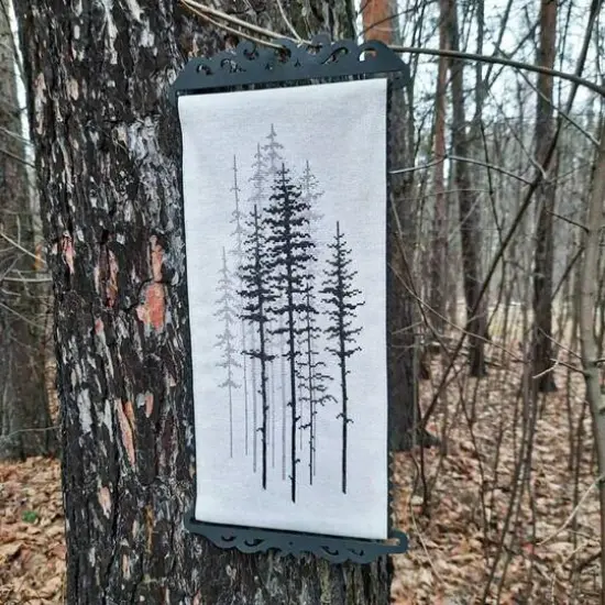 Crystal Art Foggy Forest Mixed Technique Stitch Kit {7}