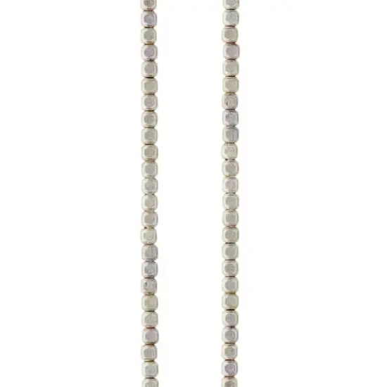 Silver Metal Small Cube Beads, 4mm by Bead Landing&trade; {1}