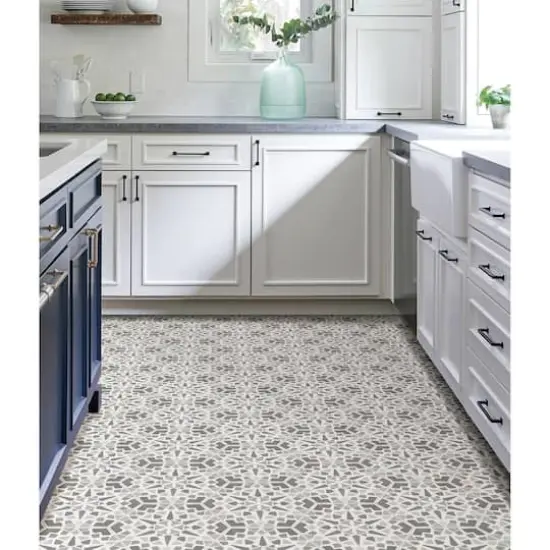 FloorPops Ribera Peel & Stick Hexagon Floor Tiles {3}