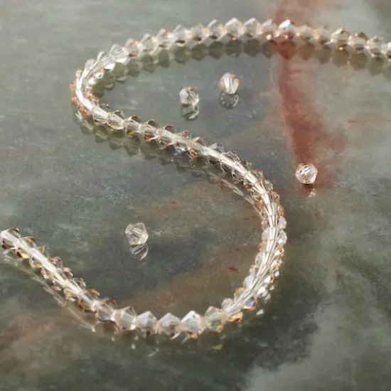 Preciosa Glass Crystal Bicone Beads, 4mm by Bead Landing&trade; Honey {3}