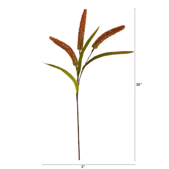30" Orange Sorghum Harvest Spray, 12ct. {3}