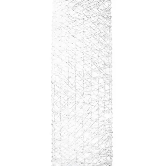 DII&reg; 72" Woven Paper Table Runner Silver {5}