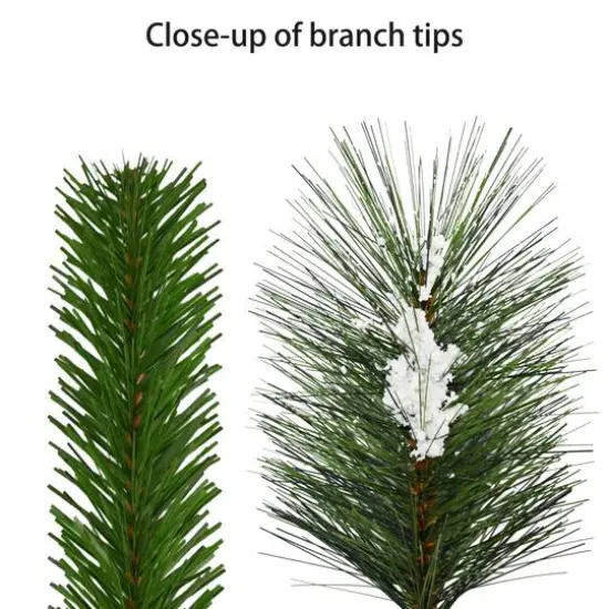 36" x 16" Pre-Lit Pine Mailbox Swag {6}