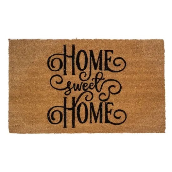 Natural Coir Home Sweet Home Doormat {1}