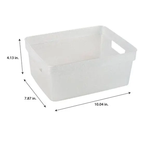 Simplify Small Glitter Totes, 3ct. Clear {4}