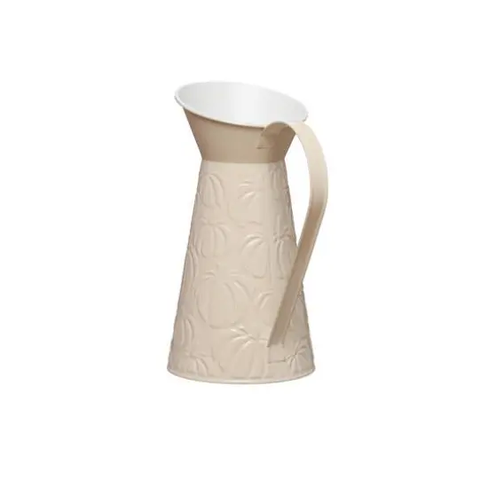 11" Floral Pitcher Iron Pitcher by Ashland&reg; White {3}