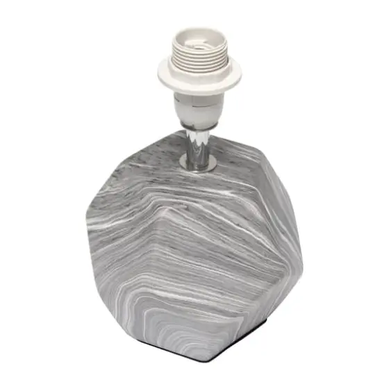 Simple Designs Round Prism Mini Table Lamp Marbled {5}