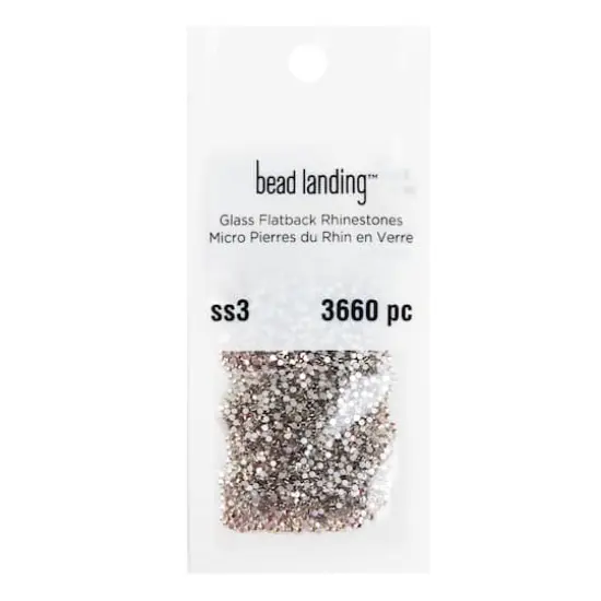 SS3 Glass Flatback Rhinestones by Bead Landing&trade; Clear {1}