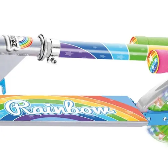 Rainbow Scooter With Flashing Wheels {6}