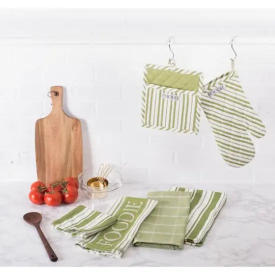 Parsley Foodie Gourmet Chef Potholder Set {3}