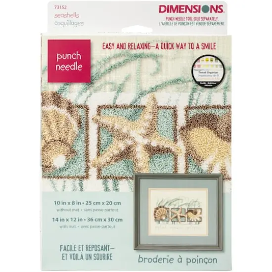 Dimensions&reg; Seashells Punch Needle Kit {3}