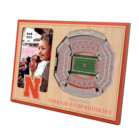 College Football 3D StadiumViews Picture Frame Nebraska Cornhuskers {1}