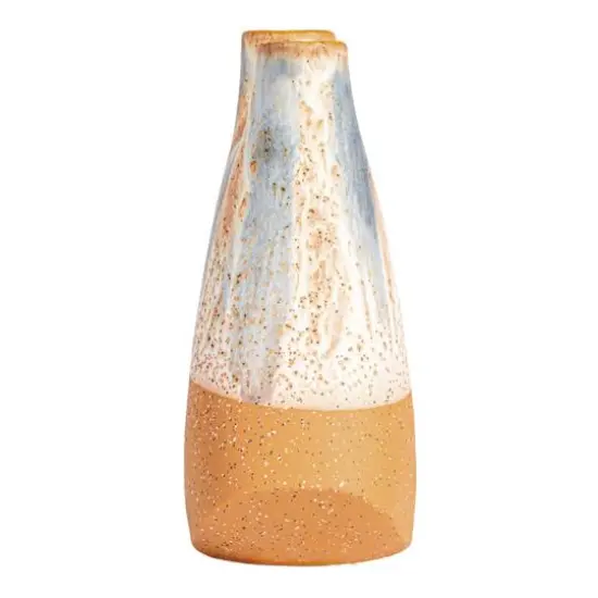 Hello Honey&reg; 8" Multicolor Chromatic HarmonyStoneware 2 Opening Vase {11}