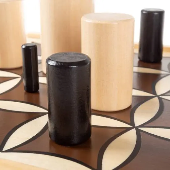 Toy Time Wooden Tabletop 3D Tic Tac Toe Board Game {4}