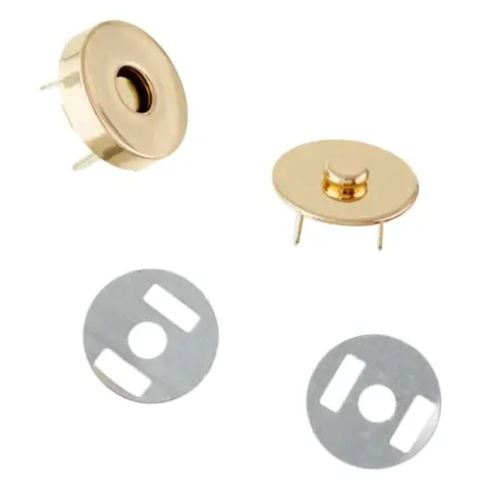 Gold Magnetic Purse Snap by Loops & Threads&trade; {1}