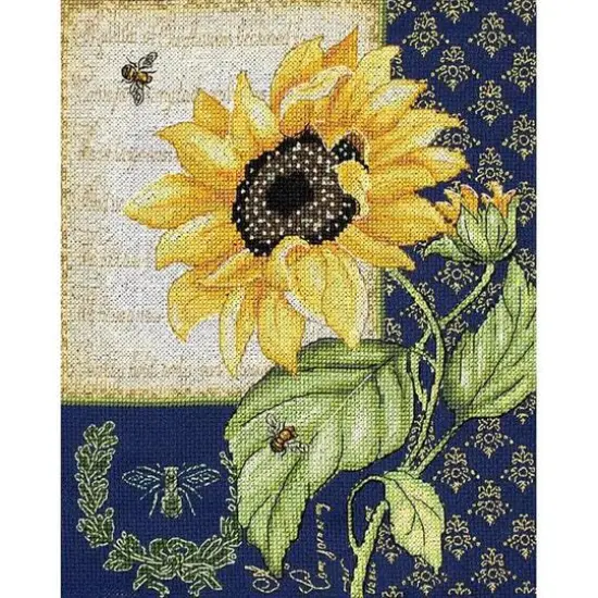 LetiStitch Sunflower Melody Counted Cross Stitch Kit {1}