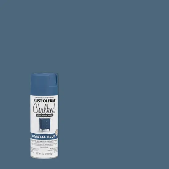 Rust-Oleum&reg; Chalked 12oz. Ultra Matte Spray Paint Coastal Blue {3}