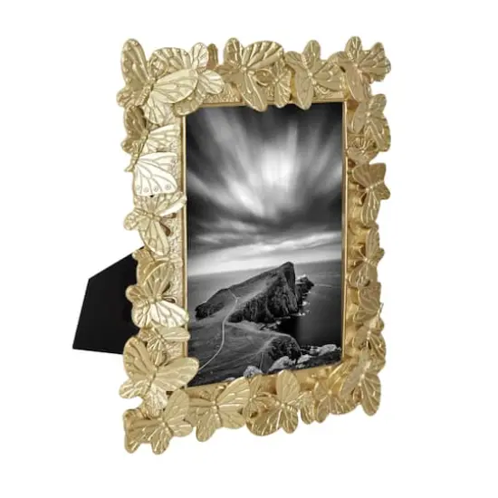 Treasured Finds 5" x 7" Gold Butterfly Tabletop Frame by Studio D&eacute;cor&reg; {4}