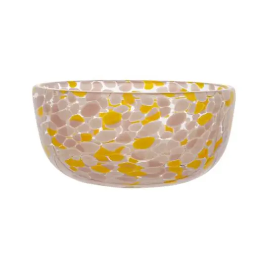 Hello Honey&reg; 4.5" Multicolor Round Glass Bowls with Pattern Design Styles, 4ct. {7}