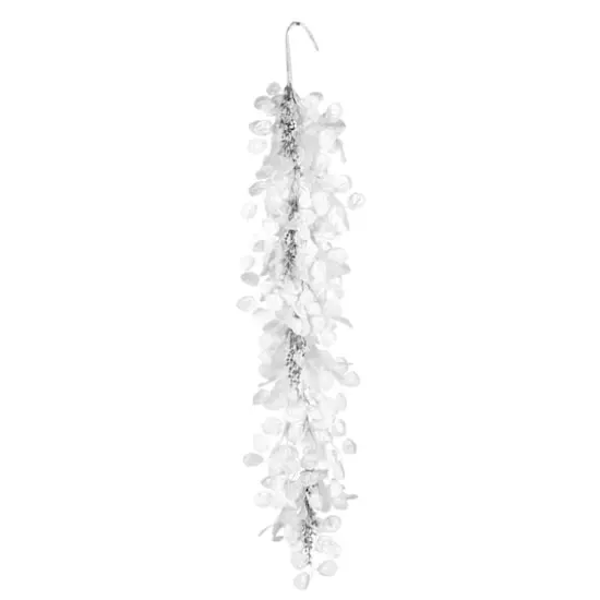4ft. Winter Frost White Garland {4}