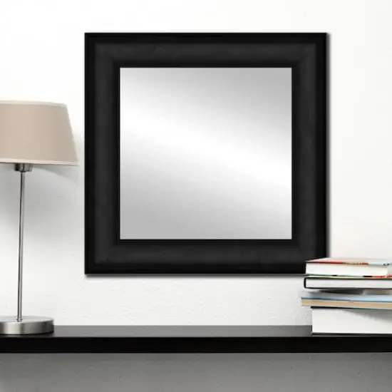 Timeless Frames&reg; Jude Black 12" x 12" Framed Mirror {4}