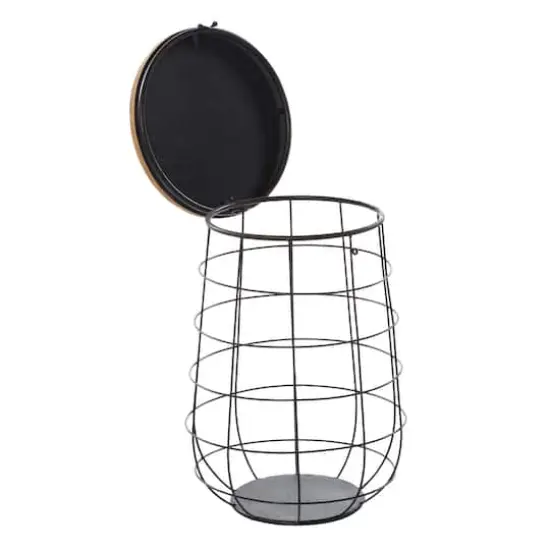 Brown Farmhouse Storage Basket Set {5}