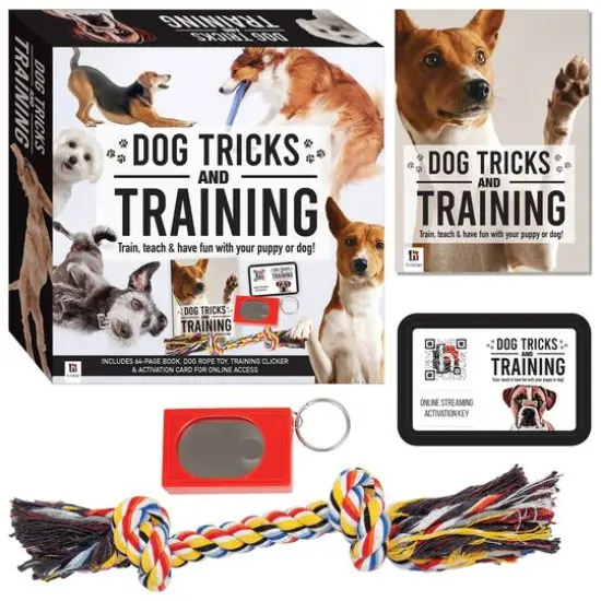 Hinkler Dog Pet Care Tricks & Training Box Set {3}