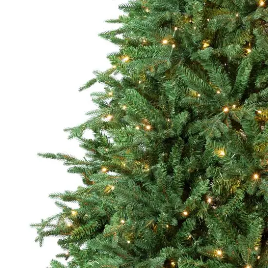 9ft. Pre-Lit Real Touch™ Cumberland Pine Artificial Christmas Tree, Warm White LED Lights {3}