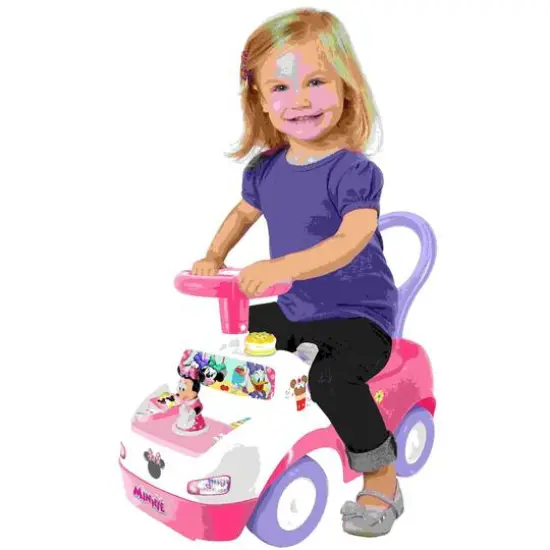 Kiddieland Disney&reg; Minnie Mouse Lights N' Sounds Ice Cream Car Ride-On {3}