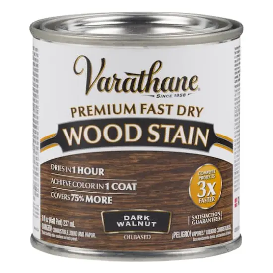 Varathane&reg; 8oz. Premium Fast Dry Wood Stain Dark Walnut {1}