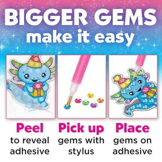 Creativity for Kids&reg; Big Gem Diamond Painting Axolotl {3}