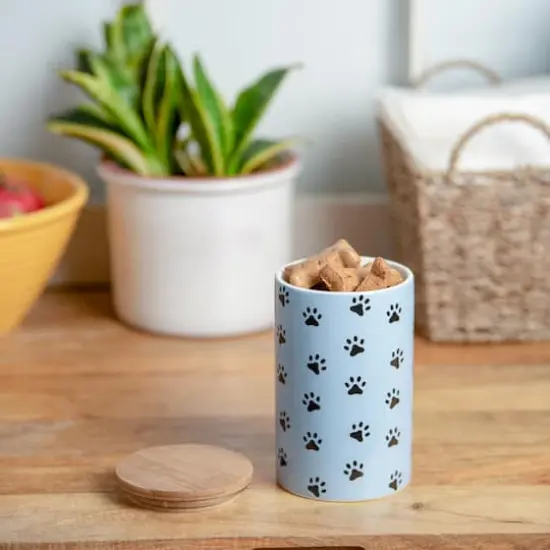 Park Life Designs Pawz Treat Jar Blue {4}