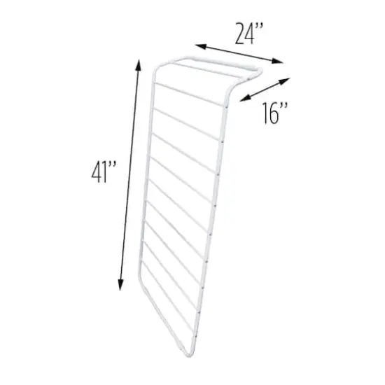 Honey Can Do White Leaning Clothes Drying Rack {4}
