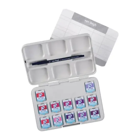 Van Gogh Pinks & Violets Watercolor Pocket Box Set {5}