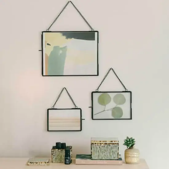 Hello Honey&reg; 3 Pack Black Metal Hanging Photo Frame {3}