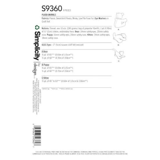 Simplicity&reg; Pattern CS9360 {3}