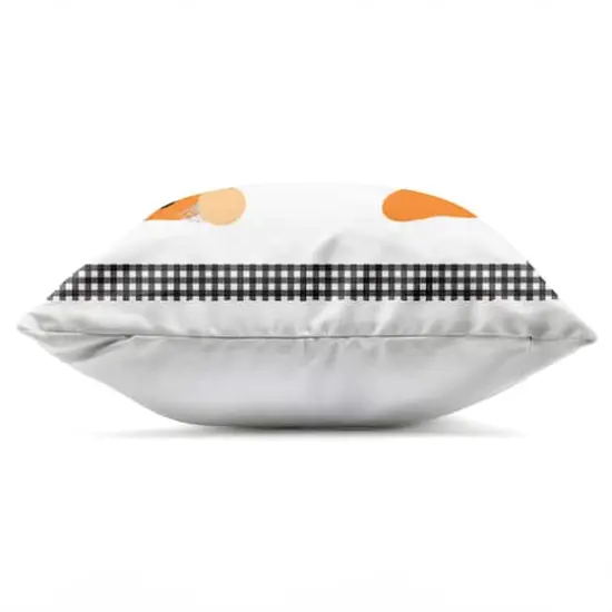 Stupell Industries Pumpkin Truck with Gingham Border Outdoor Printed Pillow {4}
